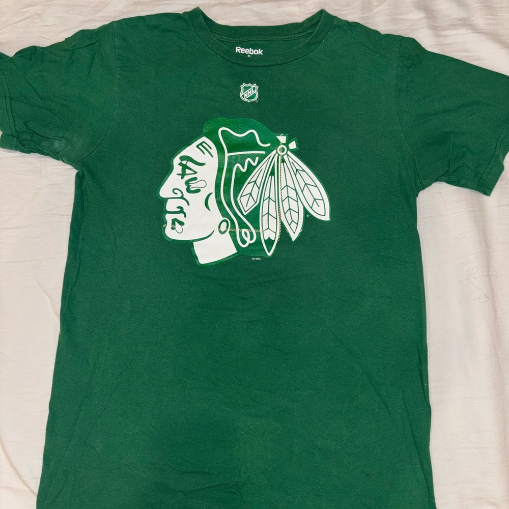 Reebok Green Graphic Short Sleeve Tee